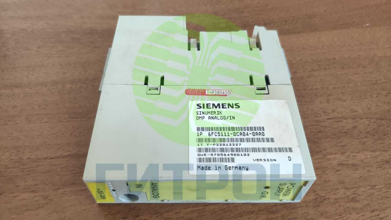 Аналоговый Модуль Siemens 6FC5111-0CA04-0AA0